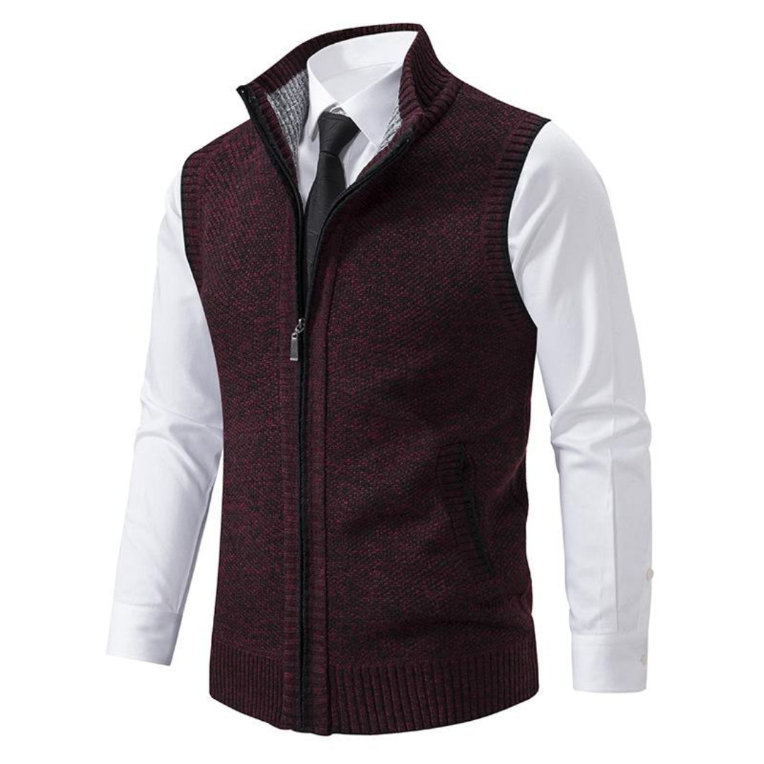 LAURENT MONACO | GILET EN MAILLE CLASSIQUE