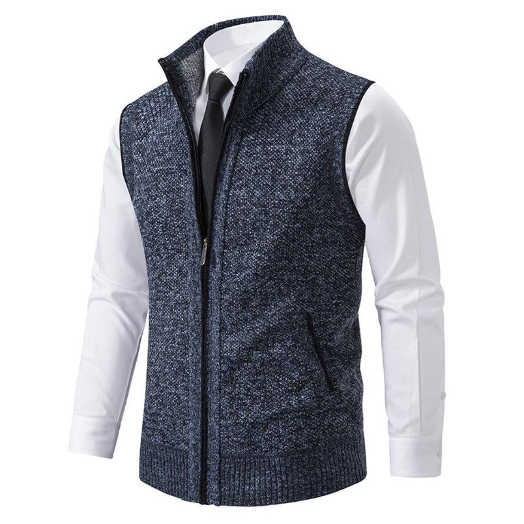 LAURENT MONACO | GILET EN MAILLE CLASSIQUE