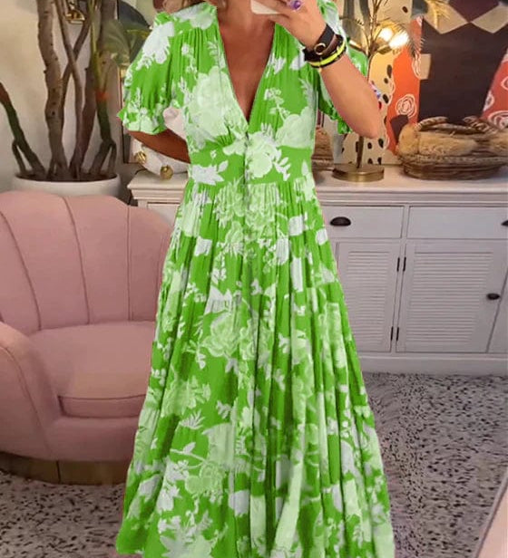 Sicile — Robe d’été fluide et élégante