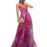 Émilienne™ — Robe longue artistique à effet fluide