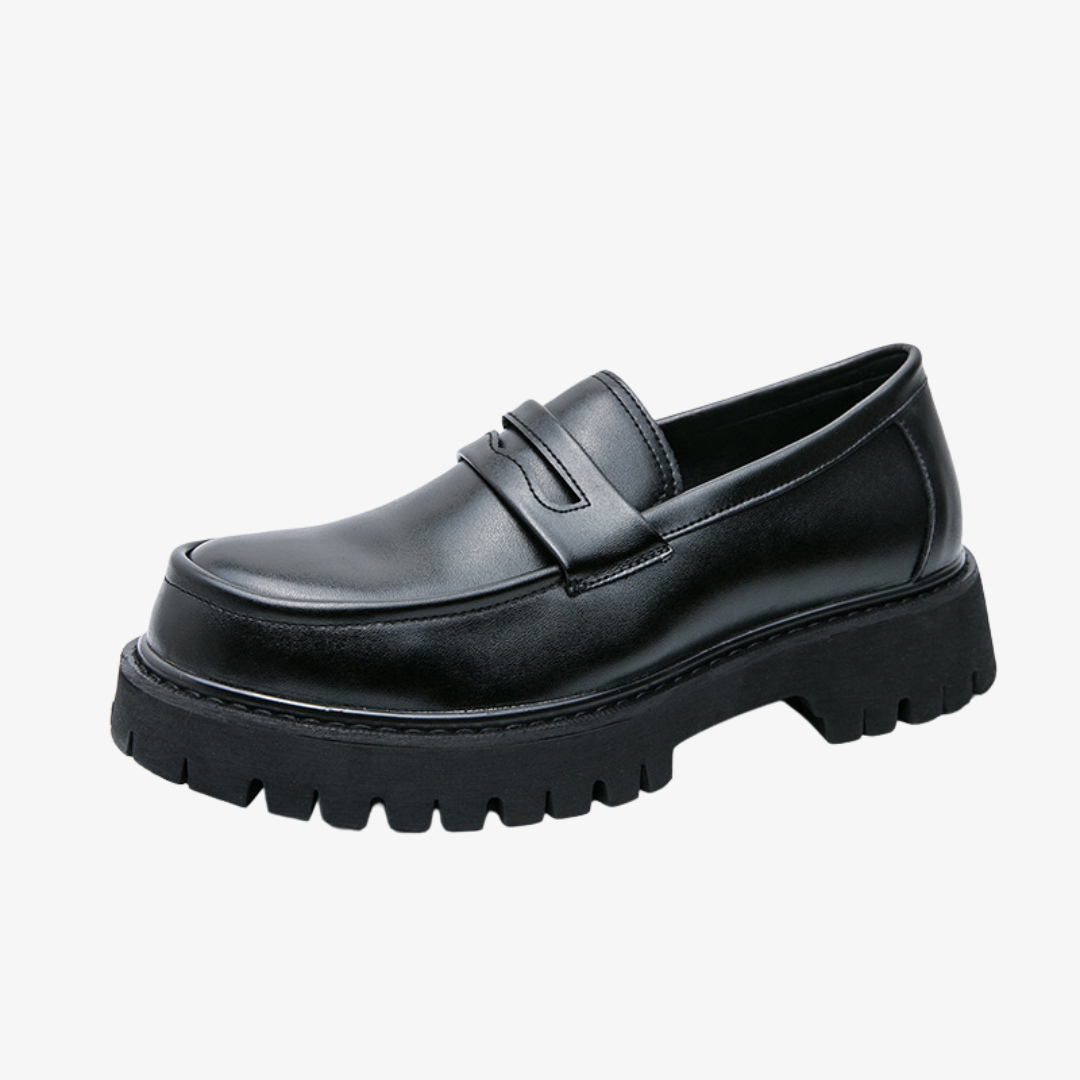 Mocassins homme avec double bride sur le dessus