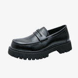 Mocassins homme avec double bride sur le dessus