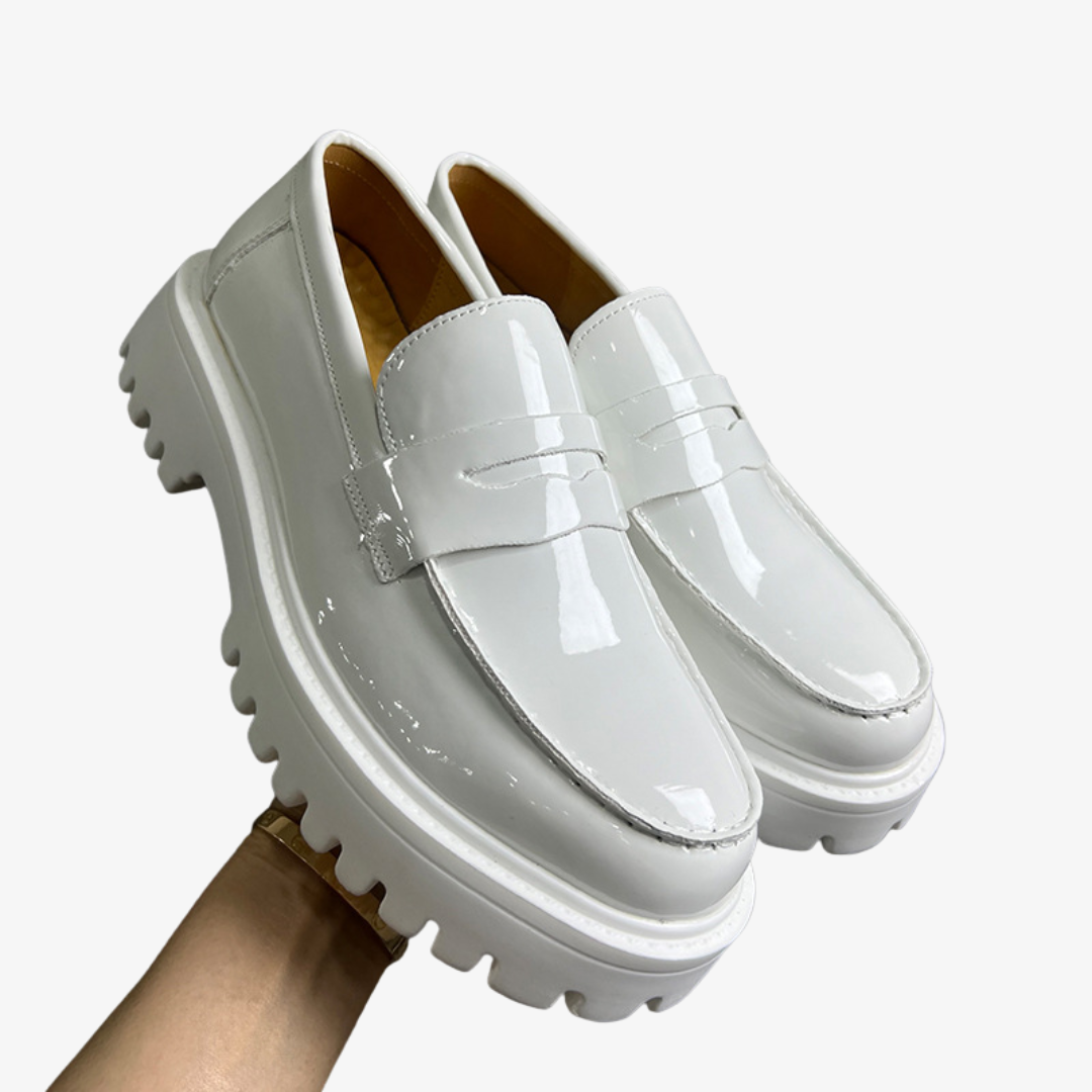 Mocassins homme avec double bride sur le dessus
