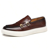 Mocassins homme à boucles