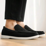 Mocassins homme à bout rond