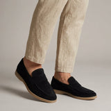 Mocassins homme à bride