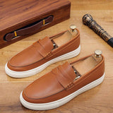 Mocassins homme à bride classique