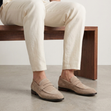 Mocassins homme à bride cousue