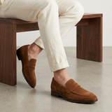 Mocassins homme à bride cousue