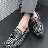 Mocassins homme à bride frangée