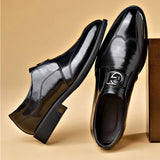 Chaussures homme à lacets bout allongé