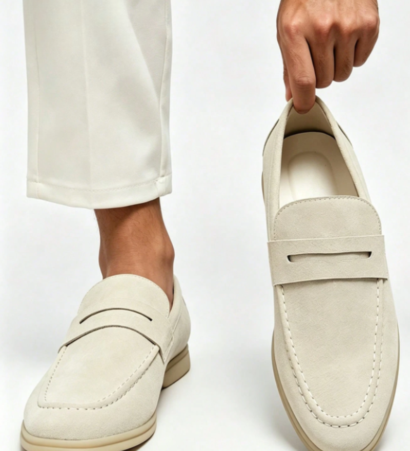 Mocassins homme à empeigne unie