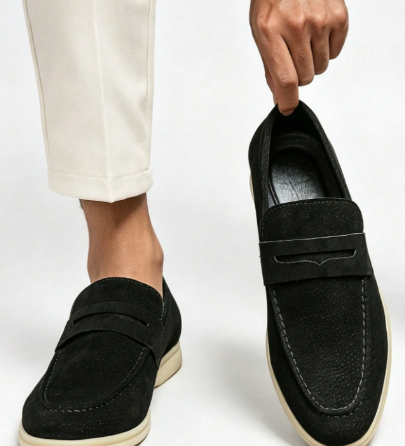 Mocassins homme à empeigne unie