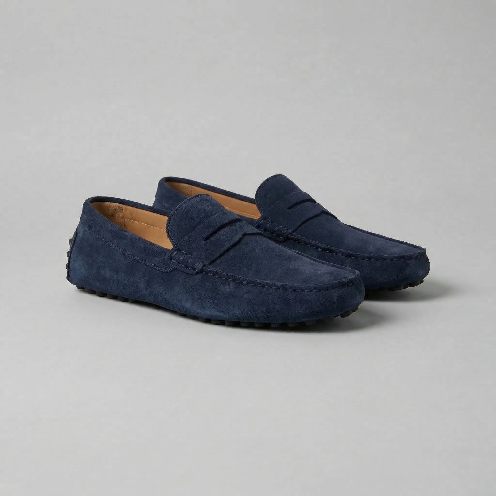 Mocassins homme à picots