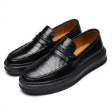 Mocassins homme à plateforme légère
