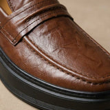 Mocassins homme à plateforme légère