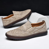 Mocassins homme ajourés