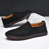 Mocassins homme ajourés