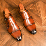 Mocassins homme à brides croisées