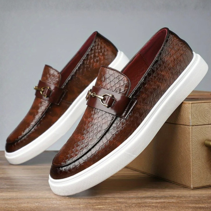 Mocassins homme détail mors