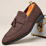 Mocassins homme à double pampille