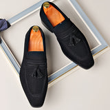 Mocassins homme à double pampille