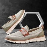 Mocassins homme en maille