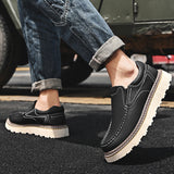 Mocassins homme semelle crantée