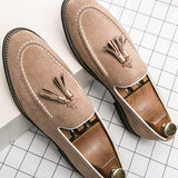 Mocassins homme à surpiqûres