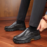 Mocassins homme surpiqûres contrastées