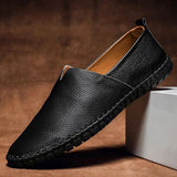 Mocassins homme texturés à enfiler