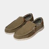 Mocassins homme toile légère
