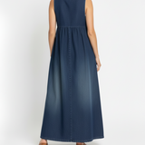 Karen | Robe Longue en Denim