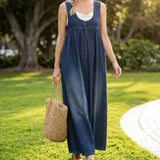 Karen | Robe Longue en Denim