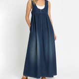 Karen | Robe Longue en Denim