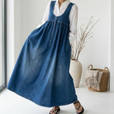 Karen | Robe Longue en Denim