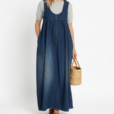 Karen | Robe Longue en Denim