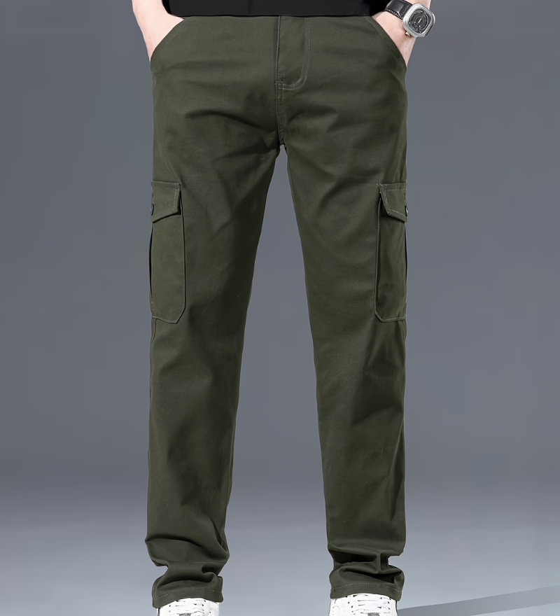 Pantalon cargo droit pour homme