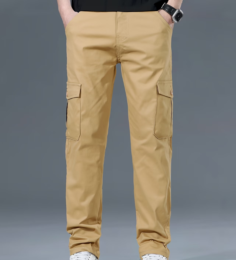 Pantalon cargo droit pour homme