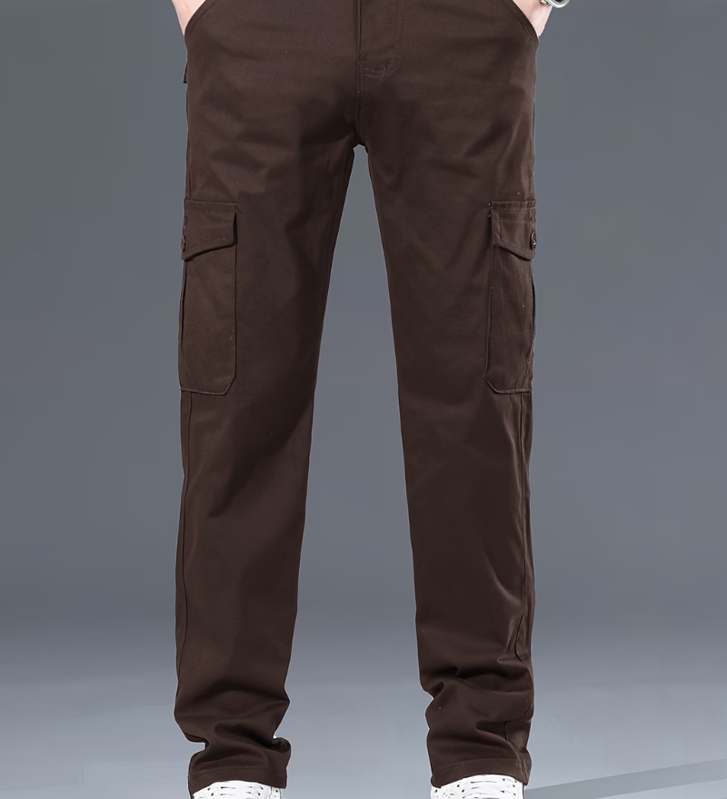 Pantalon cargo droit pour homme