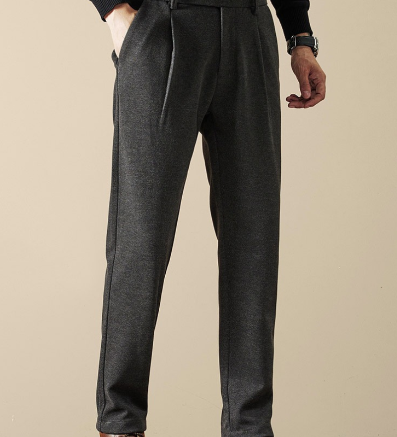 Pantalon habillé homme à plis