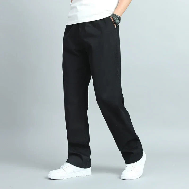 Pantalon homme à coupe droite