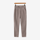 Pantalon homme à pinces chevrons