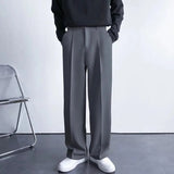 Pantalon homme à plis