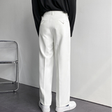 Pantalon homme à plis