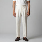 Pantalon homme à plis ajustable