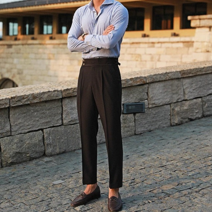 Pantalon homme à pinces