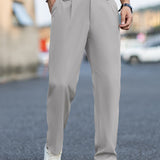 Pantalon homme avec fermeture croisée visible