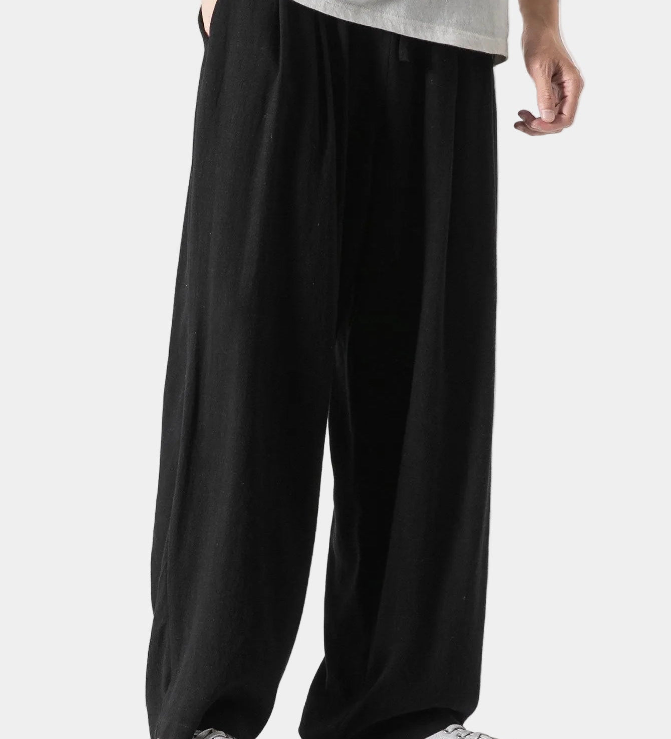 Pantalon homme coupe ample