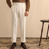 Pantalon homme pinces marquées